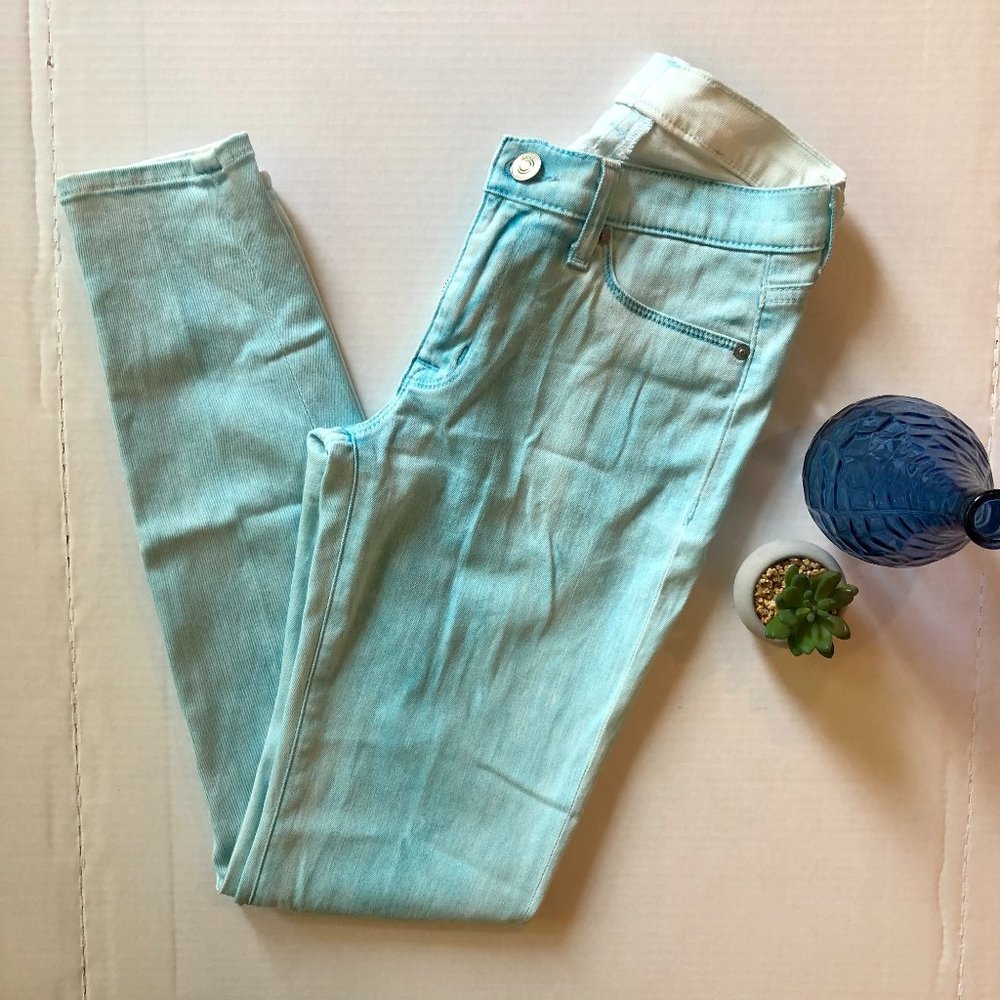 Hudson Krista Super Skinny Jeans Blue Fade Wash 27